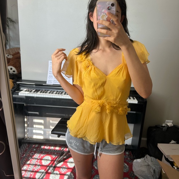 Miguelina Silk Top - Picture 6 of 7